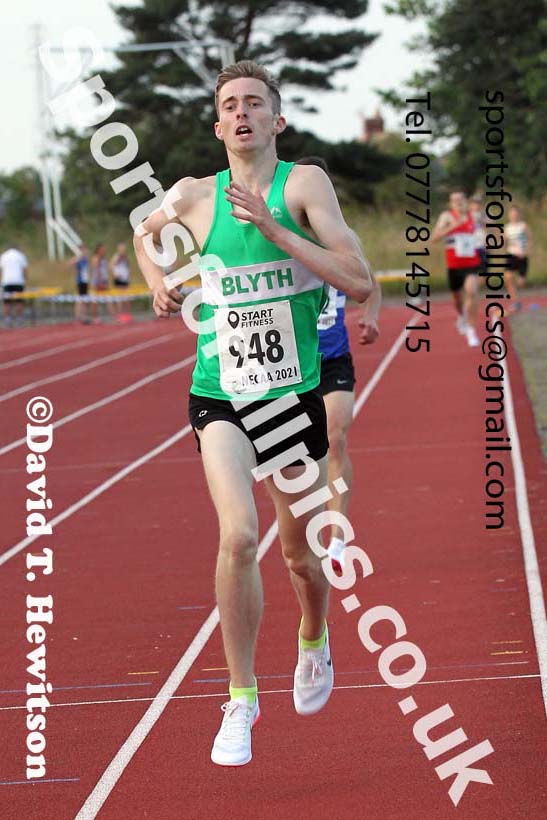 1500 metres, 2021 North East Grand Prix 5, Monkton, Wednesday, July 21st. Photo: David T. Hewitson/Sports for All Pics